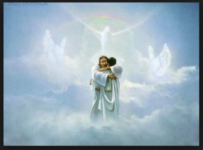 imagen de jesus en el cielo