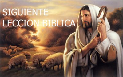 Lección 1: Lo Que Enseña La Biblia Acerca de Dios 3 SIGUIENTE LECCION BIBLICA
